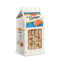 STELLATO TRAMEZZINO SALMONE/CREMA ALLA CRESCENZA/ERBA CIPOLLINA G.160