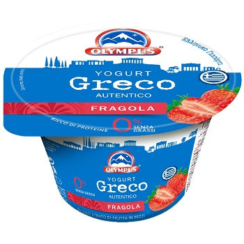 YOGURT GRECO FRAGOLA 0% GRASSI  150 GR