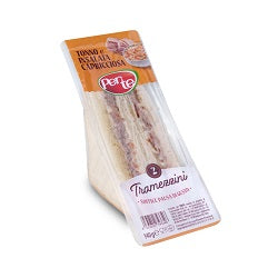 TRAMEZZINO TONNO E CAPRICCIOSA 130 GR