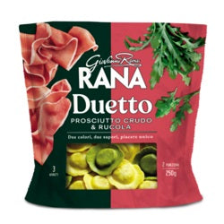 DUETTO PROSCIUTTO E RUCOLA RANA 250 GR