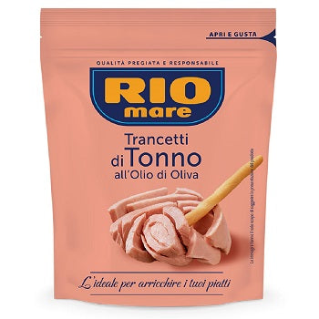TRANCETTI DI TONNO ALL'OLIO D'OLIVA IN BUSTA 65 GR