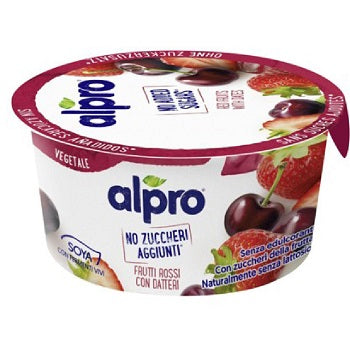 ALPRO SOIA ZERO FRUTTI ROSSI 135 GR