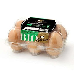 UOVA FRESCHE BIOLOGICHE M/LX6 PET  8 CF