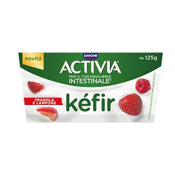 ACTIVIA KEFIR FRAGOLA E LAMPONE G.125X4