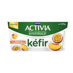 ACTIVIA KEFIR PESCA E PASSION FRUIT G.125X4