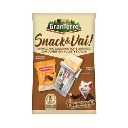 SNACK&VAI PARMIGGIANO REGGIANO G17+ARACHIDI CACAO G.15