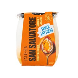 YOGURT DI BUFALA SENZA LATTOSIO ARANCIA E ZENZERO G.110