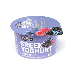 YOGURT GRECO MORA MIRTILLO LAMPONE G.150